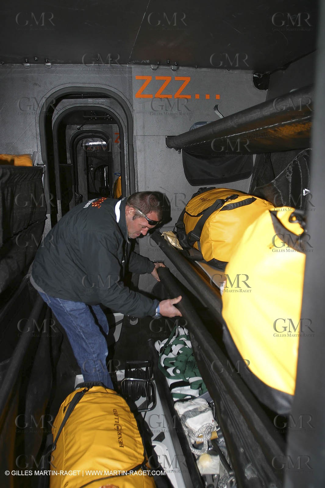 Orange II - Trophée Jules Verne - départ - Ronan Legoff