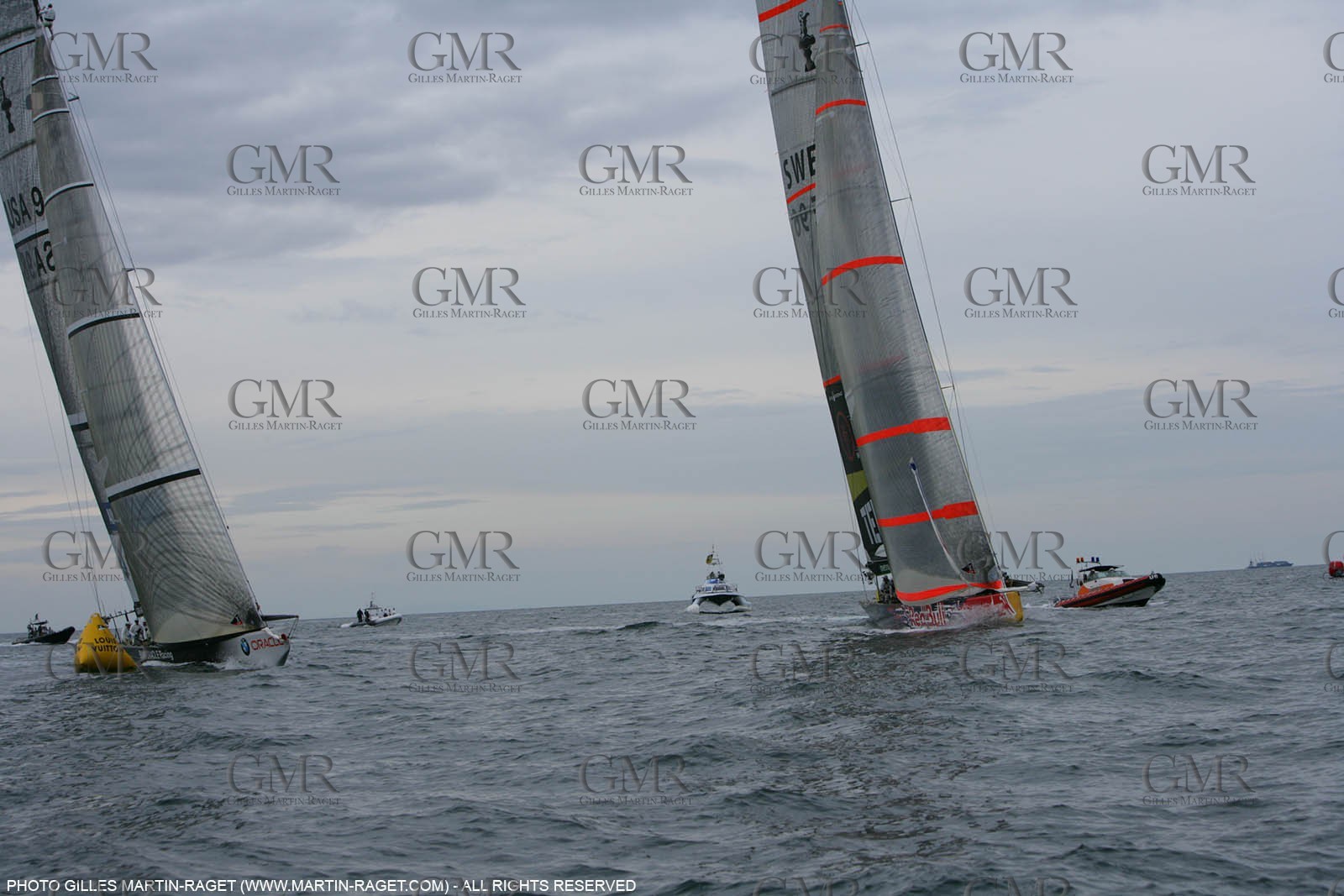 2 05 2007-Valencia (Spain)- 32nd America's Cup - Louis Vuitton Cup - RR2 - Day 4 - BMW ORACLE Racing