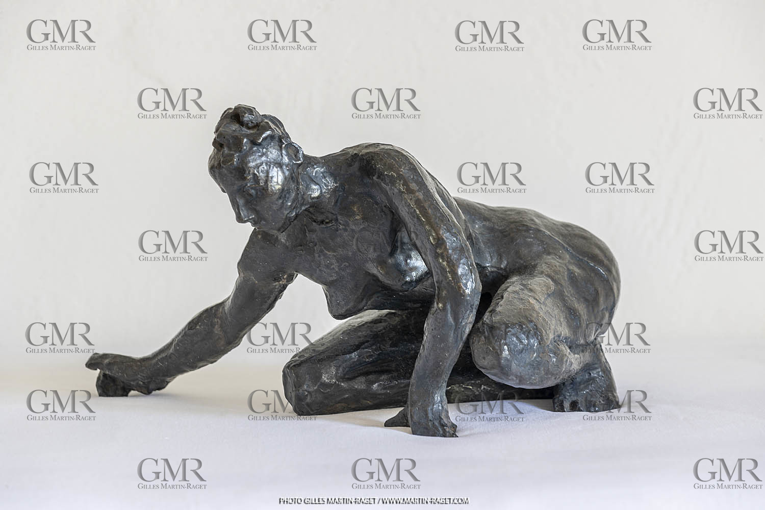 12 07 2020, St Rémy de Provence (FRA, 13) Oeuvre Germaine Richier, Le Crapaud, 1940, Epreuve d'exposition