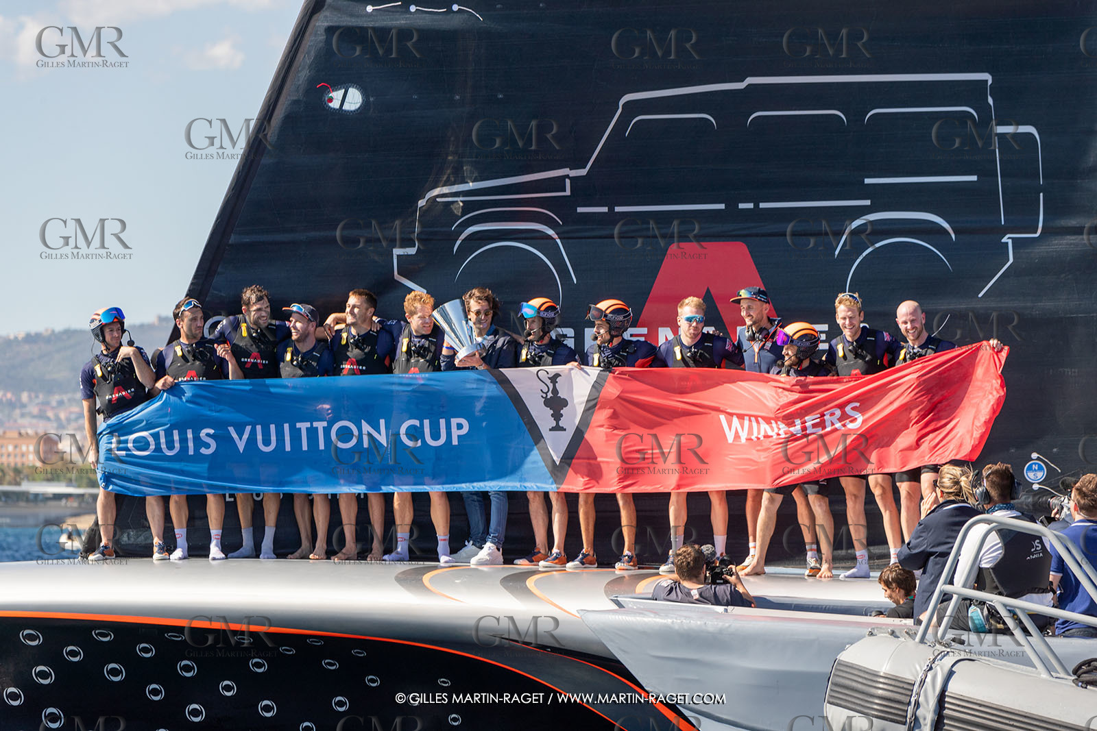 04 10 2024, Barcelona (ESP), 37th America's Cup, Louis Vuitton Cup Final, Race Day 7