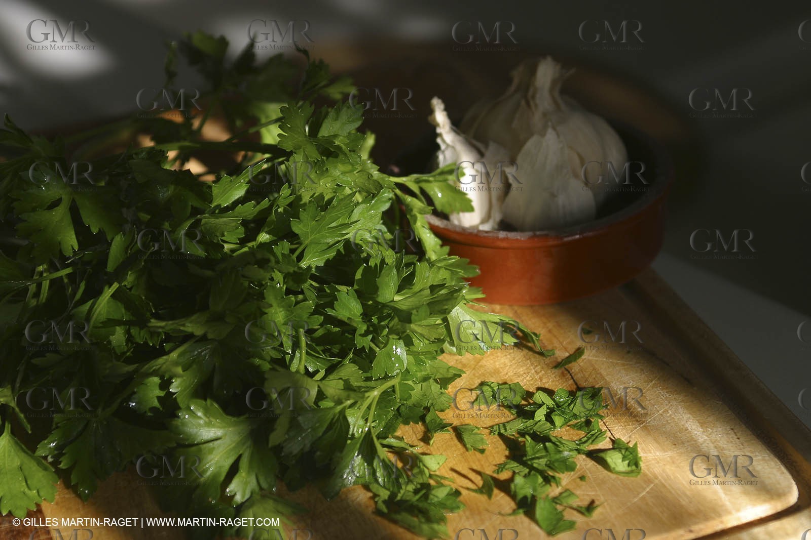 Cooking herbes from Provence - Garlic and Parsley
