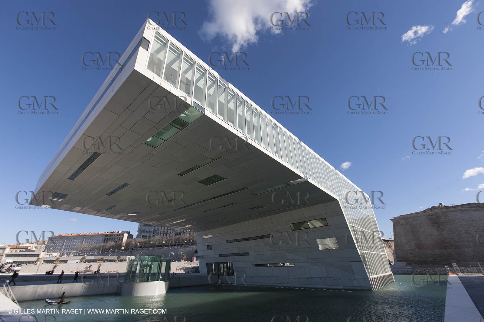 11 01 2013 - Marseille (FRA,13) - Marseille Provence 2013, European capital of Culture, J4 Esplanade, MUCEM Museum and Villa Mediterranée.