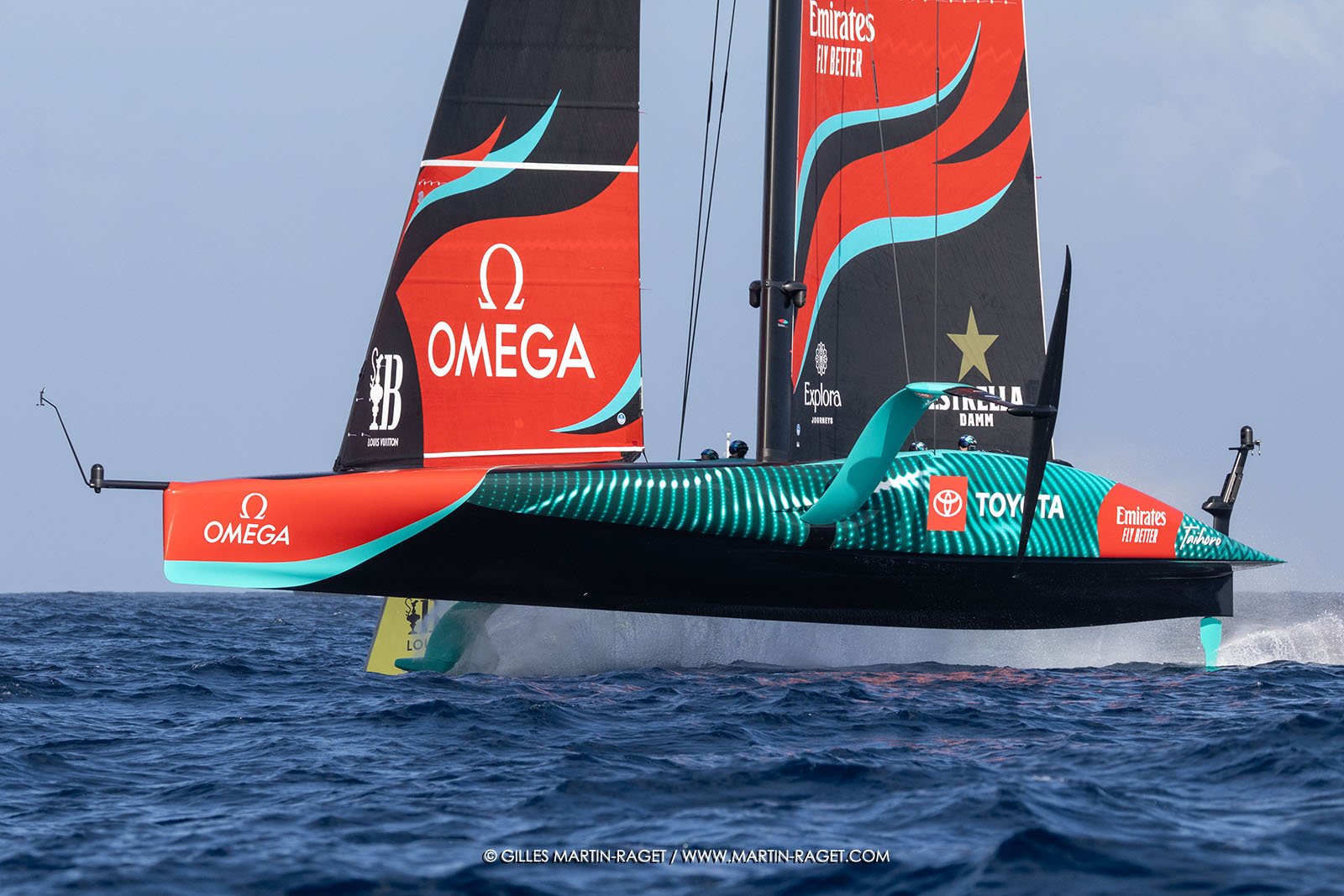 16 10 2024, Barcelona (ESP), Louis Vuitton 37th America's Cup, Final Match, Race Day 4, Race 6