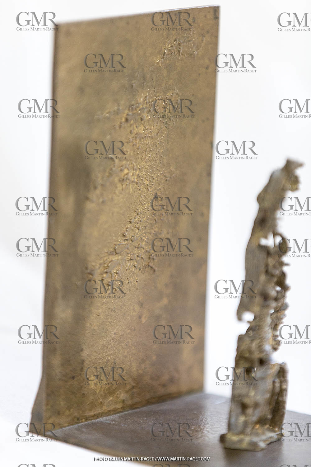 06 03 2016, Saint Etienne du Grès (FRA,13), Oeuvre de Germaine Richier, Seiche n° 27 sur équerre, 1955-56