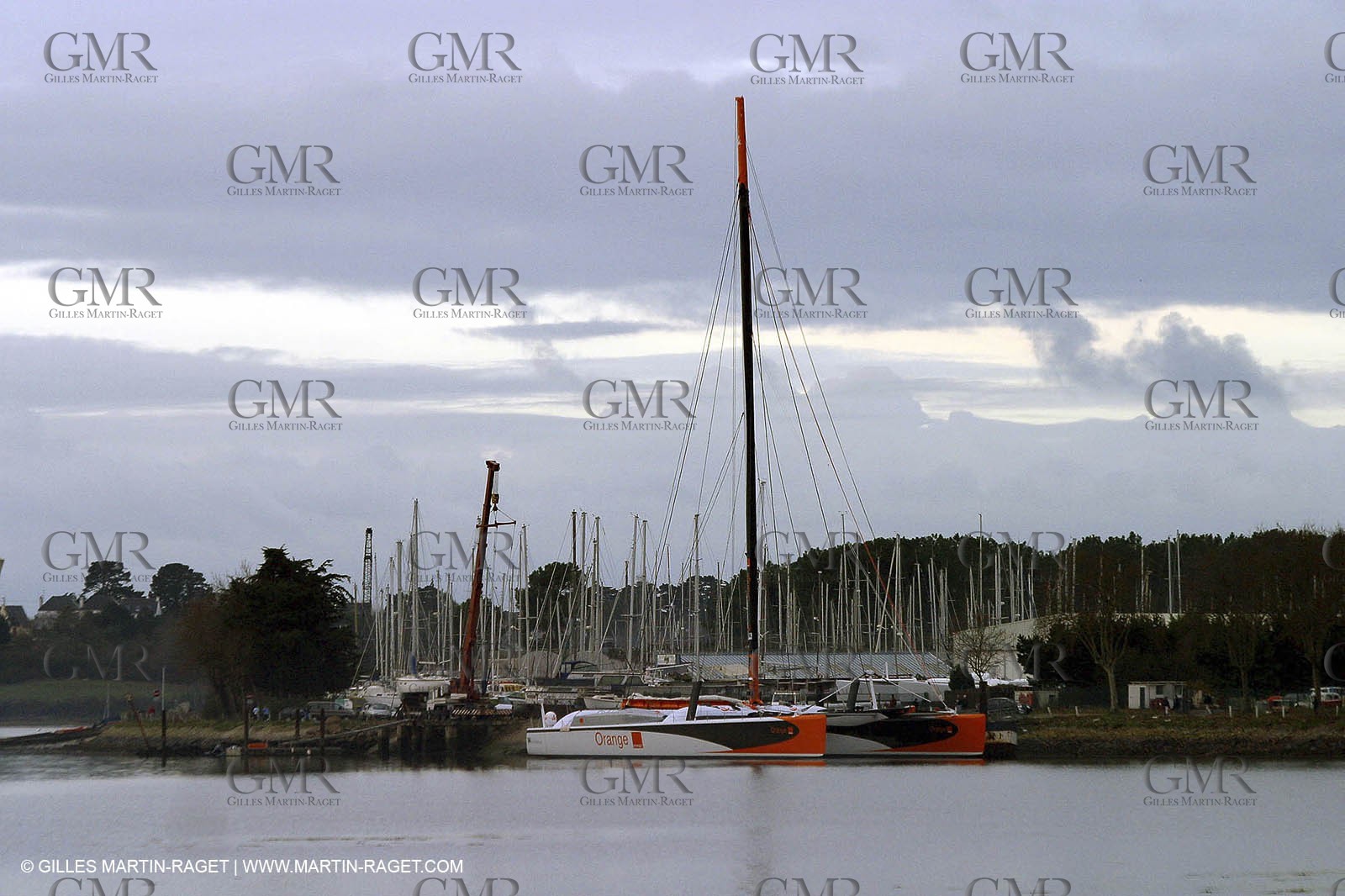 Vannes - Multiplast Boatyard - Orange II Details