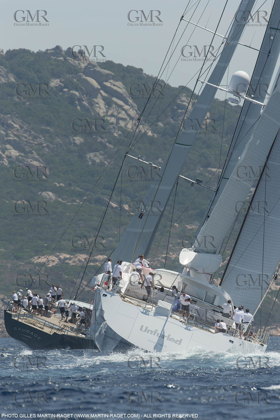08 06 2016, Porto Cervo (ITA, Sardinia), Loro Piana Super Yachts Regatta, Race Day One, Unfurled