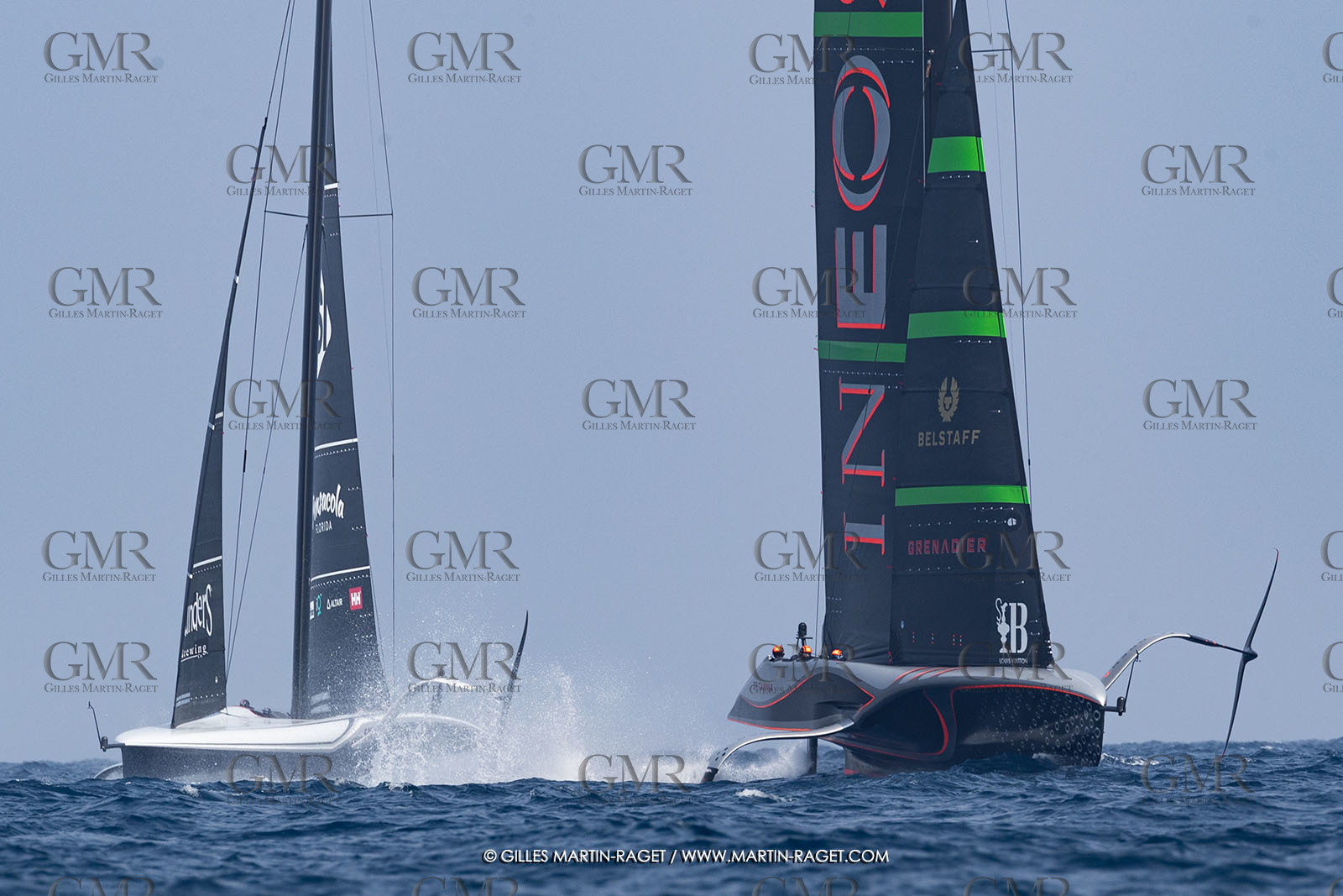 22 08 2024, Barcelona (ESP), Louis Vuitton 37th America's Cup, Louis Vuitton Preliminary Regatta, Race Day 1