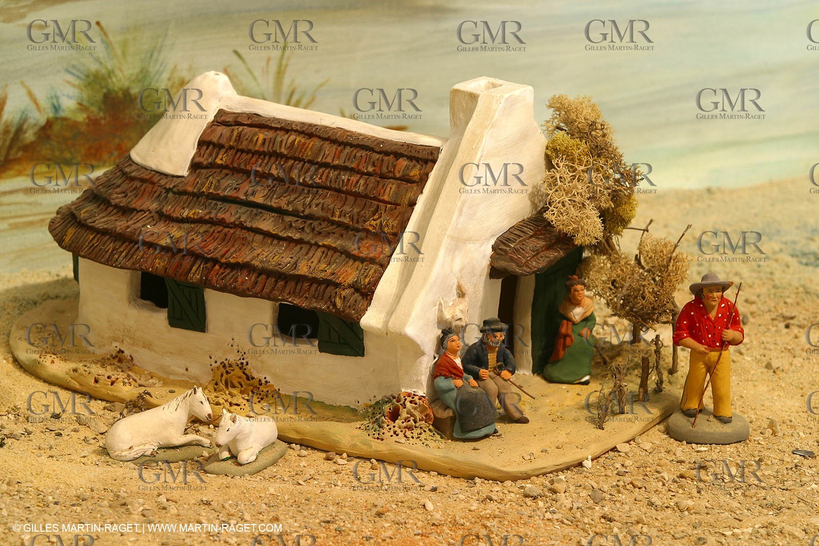 Great crib from les Saintes Maries de la mer (FRA, 13) for Christmas, December 2010