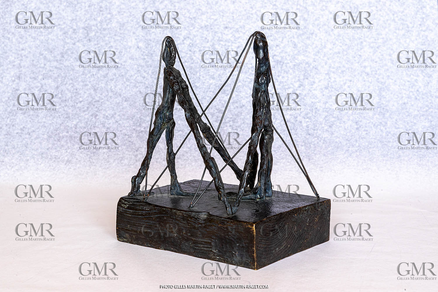 Oeuvre de Germaine Richier, La Lutte, 1946, Epreuve d'exposition