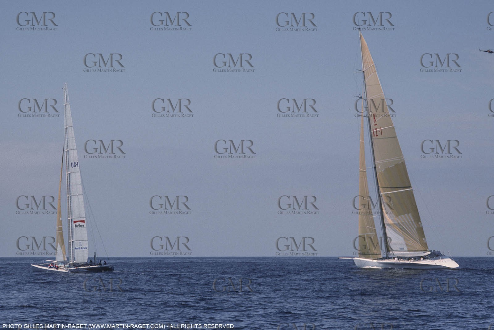 Sailing, Yacht Racing, America's Cup XXVII, San Diego (USA,CA) 1988, Stars & Stripes Vs New Zealand