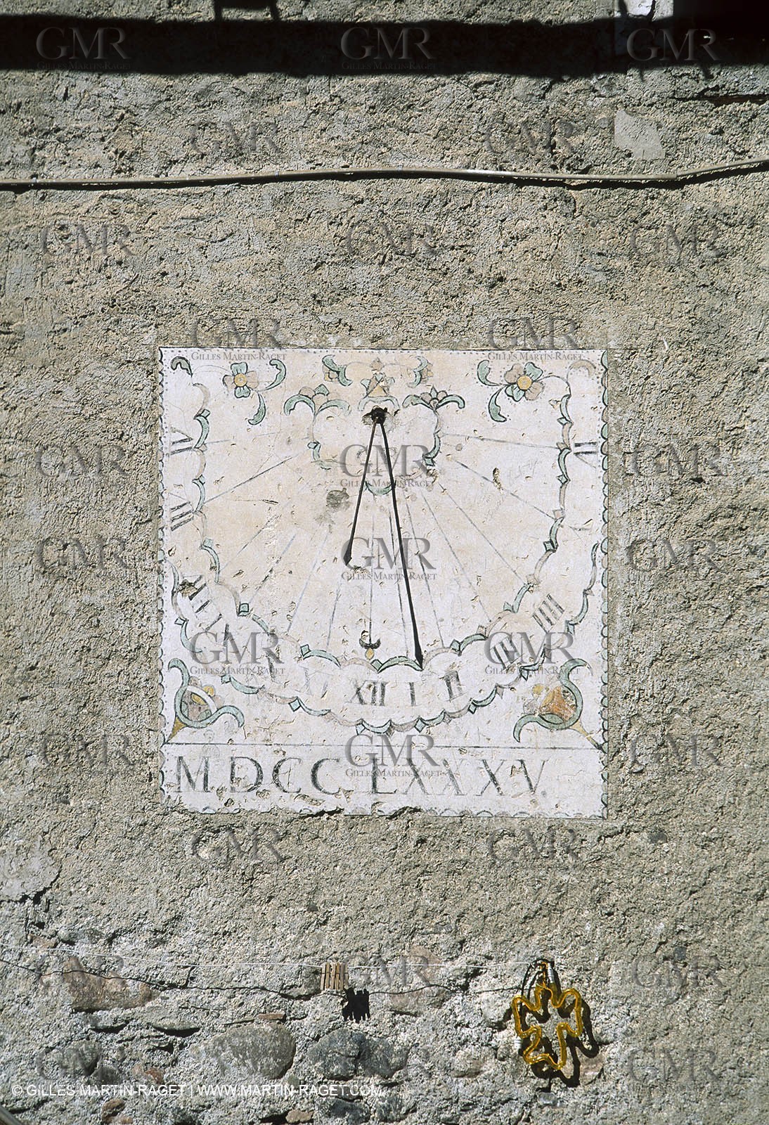 France - Southern Alps - Solar clocks