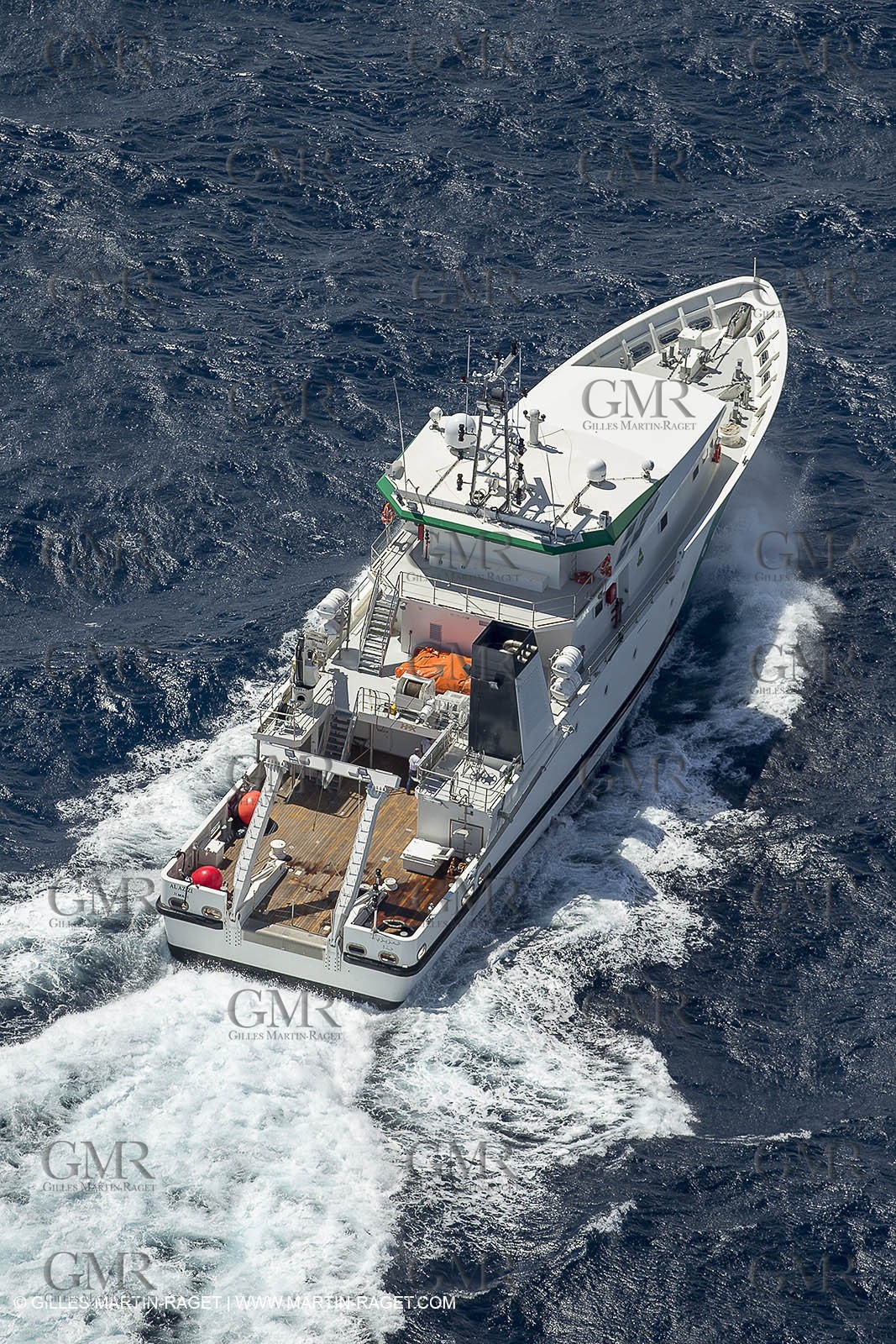 Al Azizi -  H2X boatyard - Oceanographjic research ship - Sea trials off La Ciotat (FRA,13) - 29 07 2014