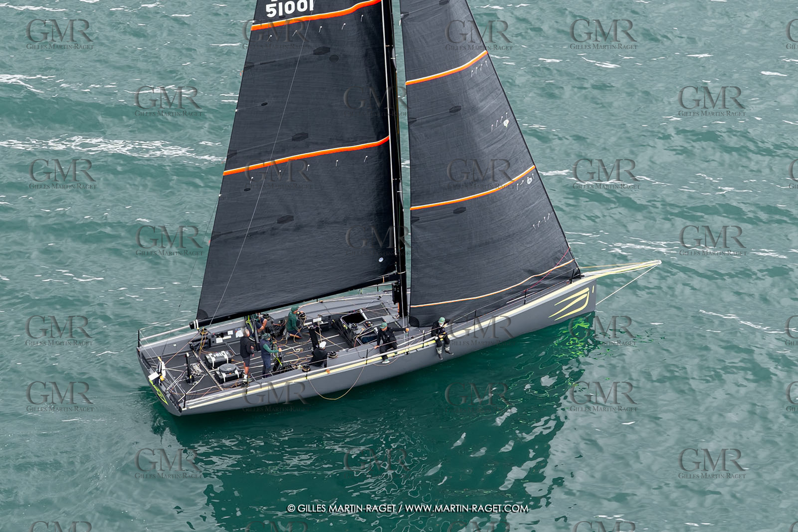 19 07 2025, Cowes (UK, IOW), Admiral's Cup 2025, Channel Race Start, Django WR51, Yacht Club Coasta Smeralda - ITA
