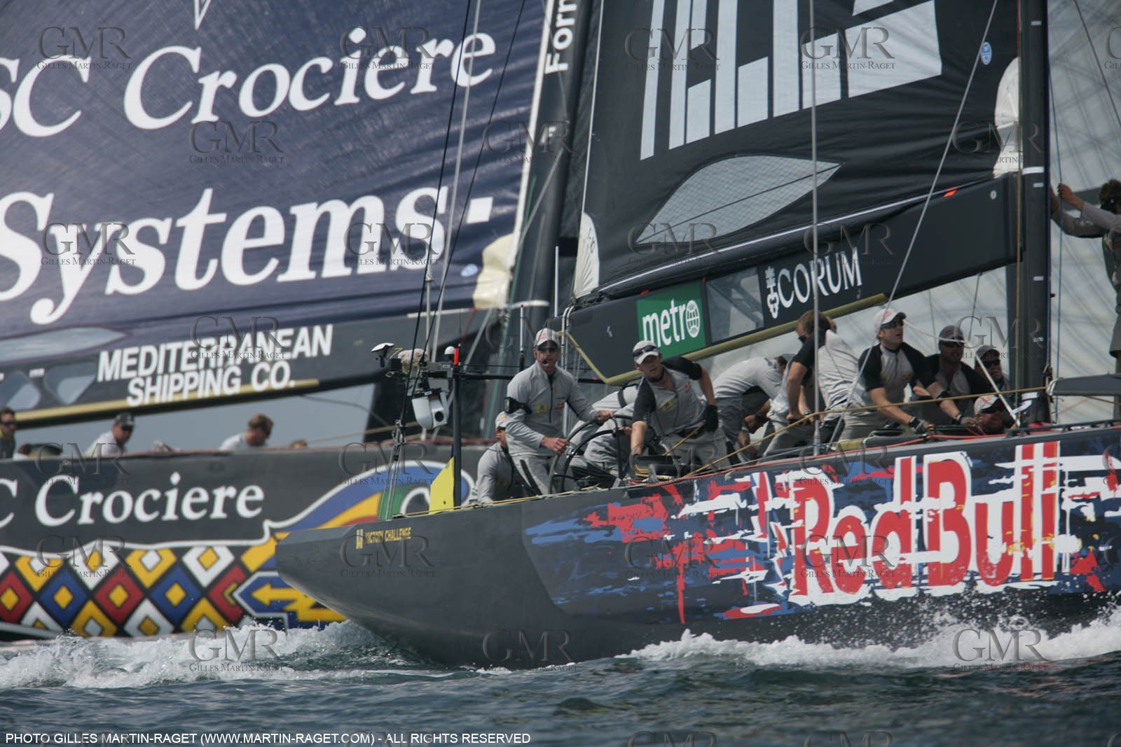 20 04 2007-Valencia (Spain)- 32nd America's Cup - Louis Vuitton Cup - RR1 - DAY 5 - BMW ORACLE Racing