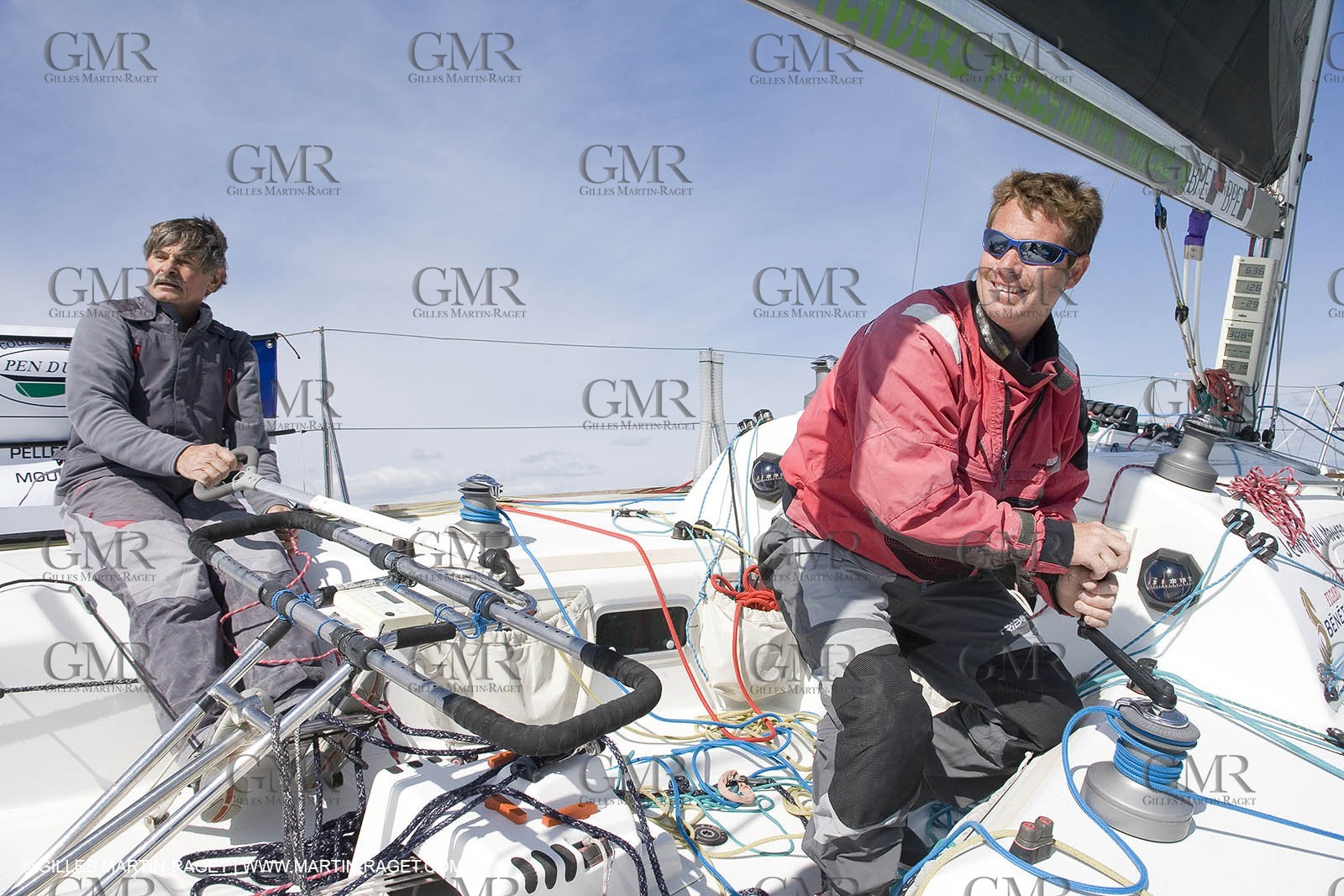 27 03 08- La Grande Motte- (FRA,34) Transat AG2R 2008- Jean-Paul Mouren- Laurent Pellecuer