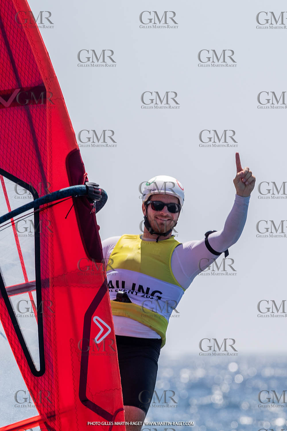 16 07 2023, Marseille, (FRA), Paris 2024 Olympic Games 2024 Sailing Test Event, Day 8, Medal race IQ Foil Men, Thomas Goyard (FRA)