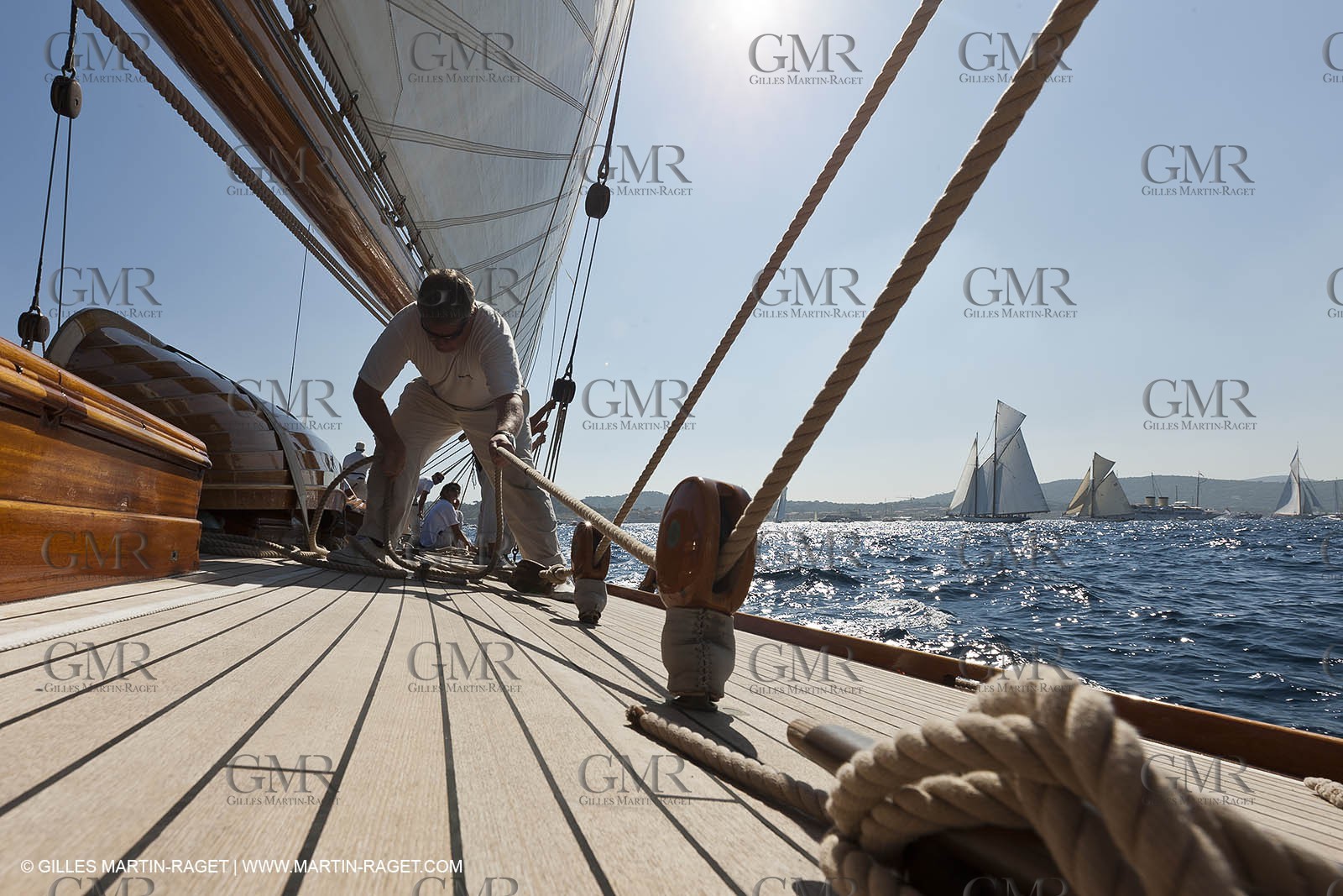 01 10 2011 - Saint Tropez (FRA,13) - Voiles de Saint Tropez 2011 - Classic Yachts - Day 5 - Onboard Mariquita