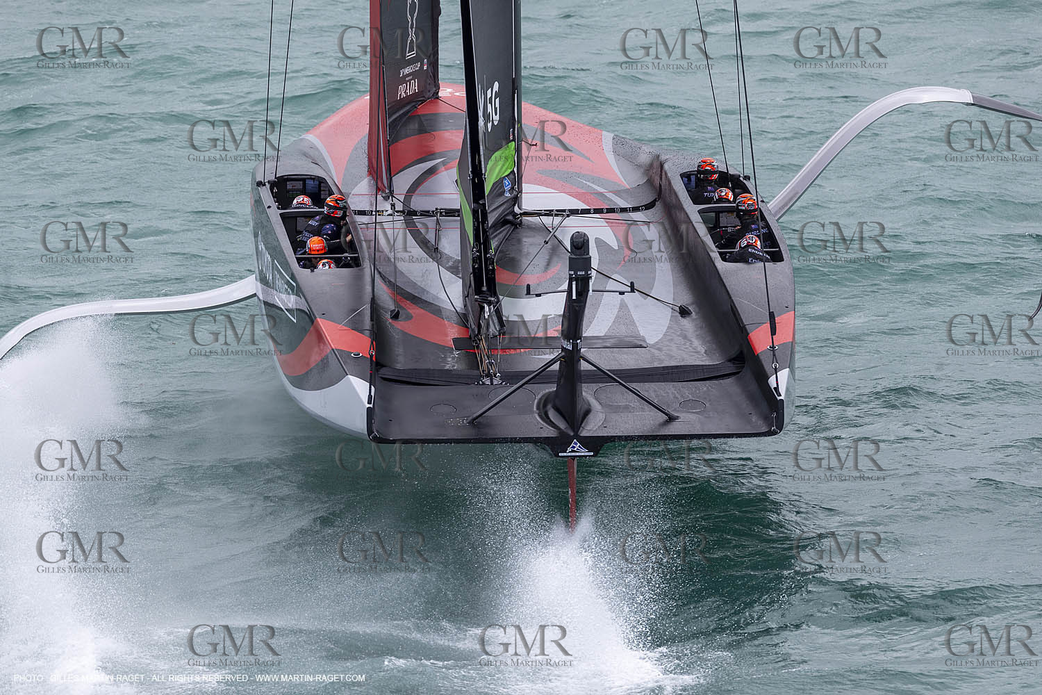 10 12 2020 - Auckland (NZL) - 36th America's Cup - Practice Sessions - Day 2 - Emirates Team New Zealand