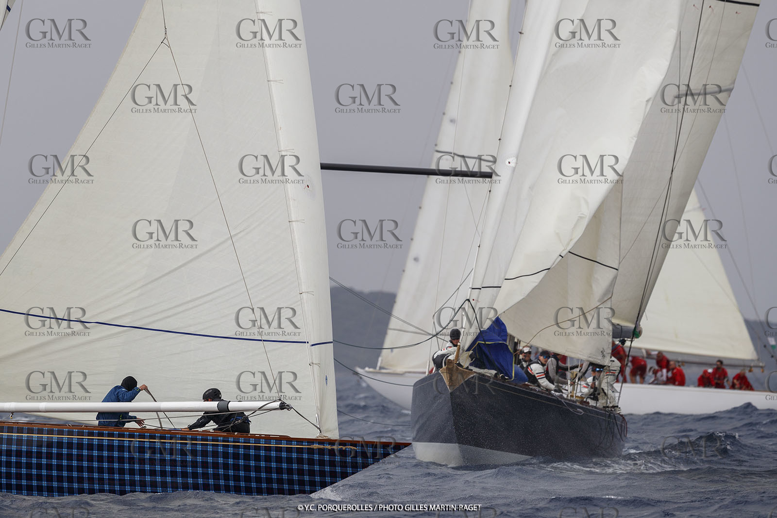 19 06 2024, Porquerolles Island (FRA), Championnat du monde des 12 m JI 2024, Race Day 1