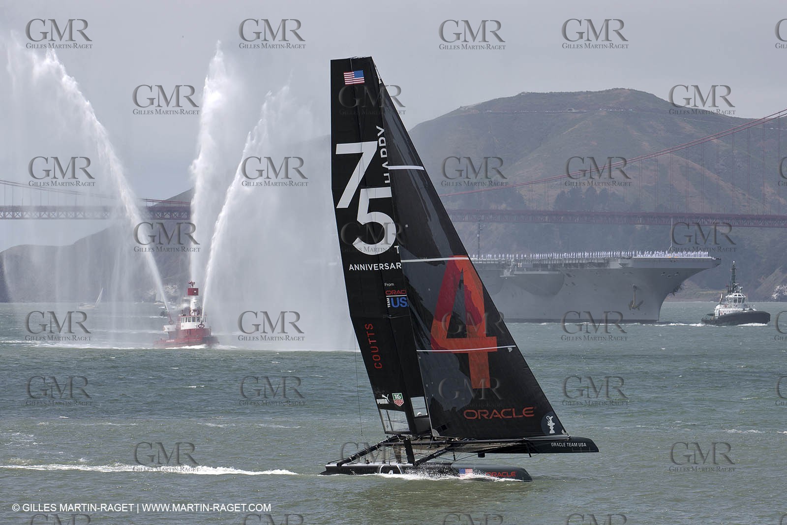 27 05 2012 - San Francisco (USA,CA) - 34th Americas's Cup - America's Cup celebrates the Golden Gate Bridge 75th Anniversary