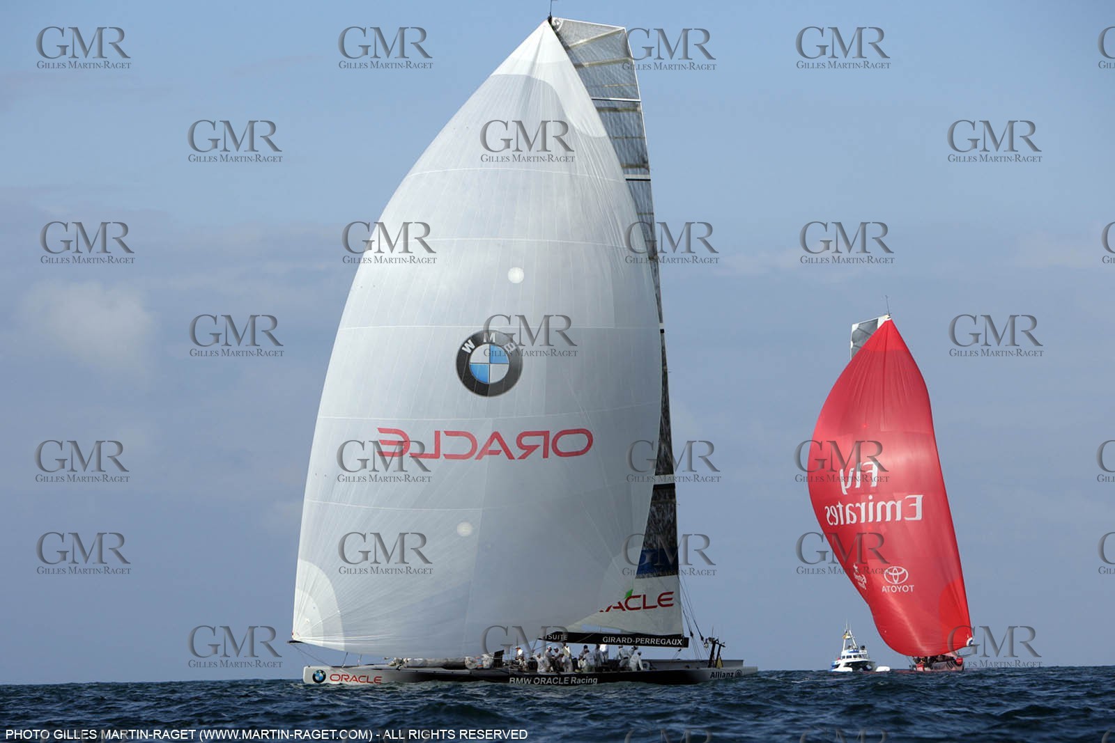 28 04 2007-Valencia (Spain)- 32nd America's Cup - Louis Vuitton Cup - RR1 - Day13 - BMW ORACLE Racing