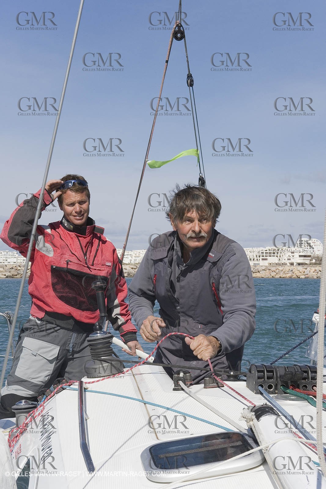 27 03 08- La Grande Motte- (FRA,34) Transat AG2R 2008- Jean-Paul Mouren- Laurent Pellecuer