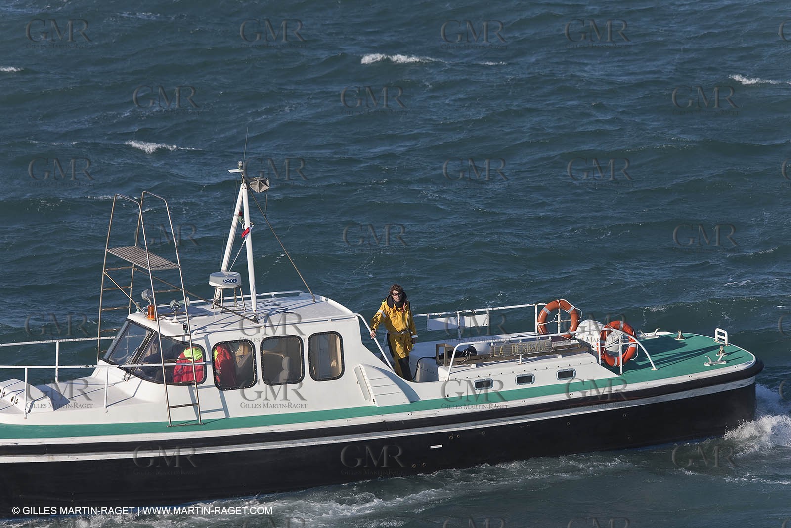 21 12 2008 - Port Saint Louis du Rhône (South of France) - The Hydroptere just after its capsize when trying to beat the overall sailing speed record