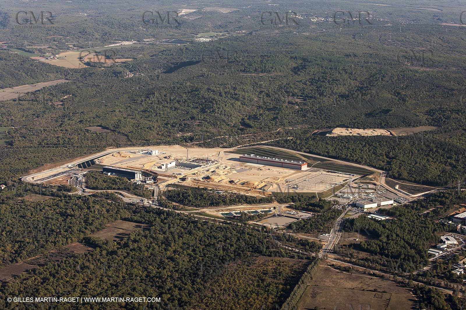 29 10 2012 - Val de Durance (FRA, 84) - ITER project under work