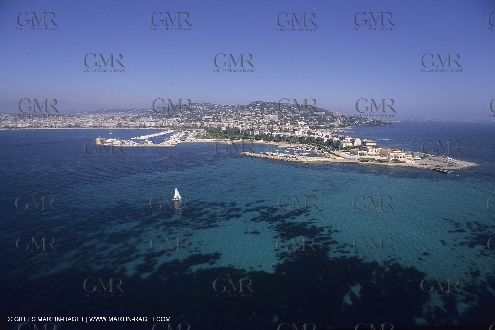 France, Provence, Côte d'Azur, Littoral, Palm beach cannes